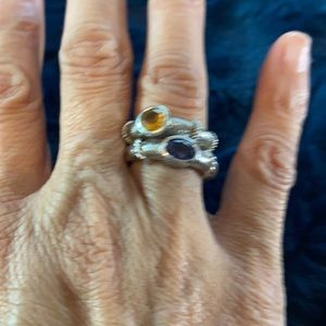 Set of 2 Judith Ripka rings